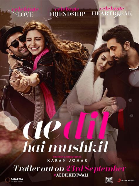 Oh heart, it is difficult) is a 2016 Indian Hindi -language musical romantic drama film directed, produced and written by Karan Johar under his banner Dharma Productions. . Ae dil hai mushkil movie